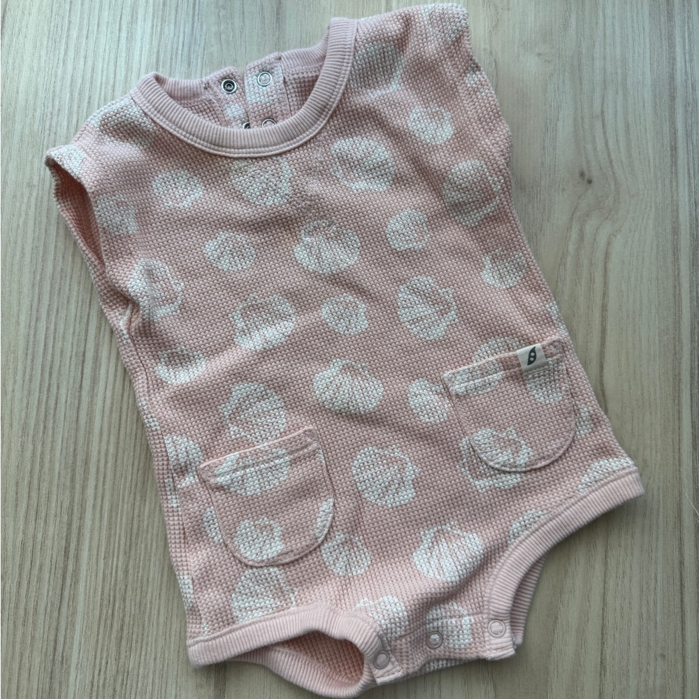Pink Patterned Kids Bodysuit